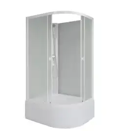 Душевая кабина Niagara Promo 110х80х195 P110/80/40L/MT/BK высокий поддон, без гидромассажа