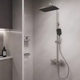 Душевая система  Vincea Core VSFS-4CO1BN VSFS-4CO1BN для ванны с изливом, брашированный никель
