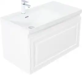 Тумба под раковину Aquanet Агата 90 белый сатин, 345482