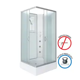 Душевая кабина Niagara Classic 90х70х200 NG-33974-14QBKG средний поддон, с гидромассажем, 339744QBKG