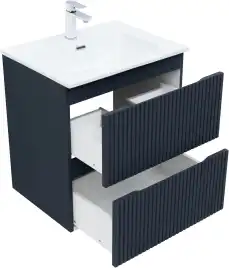 Тумба под раковину Aquanet Джейн (Flat) 60 маренго, подвесная, 335427