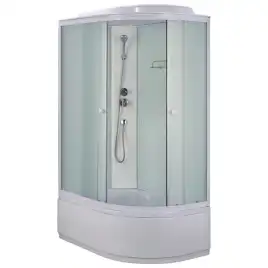 Душевая кабина Loranto 120х80, высокий поддон, Матовое стекло, CS-886EDTM/W-120