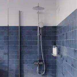 Душевая система IDDIS Aiger AIGSB3Fi06 для ванны с изливом цвет, Глянцевый хром