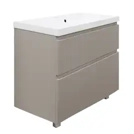 Тумба с раковиной Azario Viola 100 CS00097147, напольная, Бежевая