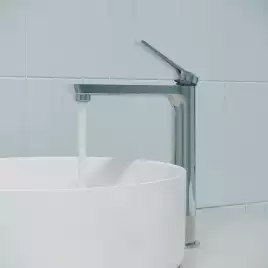 Смеситель для раковины IDDIS Parker PARSB01i01 высокий цвет, Глянцевый хром