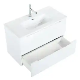 Тумба под раковину BelBagno ETNA39-800/390-2C-SO-BL-P подвесная Bianco Lucido