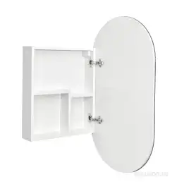 Зеркало-шкаф Aquaton Оливия 50 1A254502OL010  правый цвет, белый