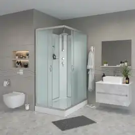 Душевая кабина Niagara Classic 90х70х240 NG-43975-14QBKT низкий поддон, без гидромассажа, 439753QBKT