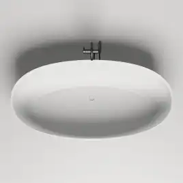 Ванна Salini ALDA 180х90 101911SM из материала S-Stone, Белая матовая