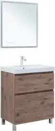 Тумба под раковину Aquanet Алвита New 70 напольная, дуб веллингтон табак, 344128