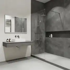 Душевая система IDDIS Torr TORSBBTi06-S для ванны с изливом, с термостатом цвет, Глянцевый хром