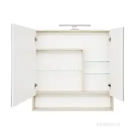 Зеркало-шкаф Aquaton Сканди 90 1A252302SDB20  цвет, белый / дуб верона