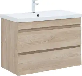 Тумба под раковину Aquanet Нота New 90 дуб светлый 334199
