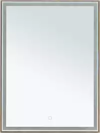 Зеркало Aquanet Nova Lite 60х80 249510 с подстветкой, сенсорный выключатель, Дерево темное