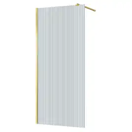 Душевая перегородка Azario Walk-in 110 AZ-251-110-BGL-CRF стекло 8 мм рифленое, профиль Золото матовое