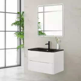 Зеркало BelBagno MARINO 80х80 SPC-MAR-800-800-LED-BTN с подстветкой, кнопочный выключатель