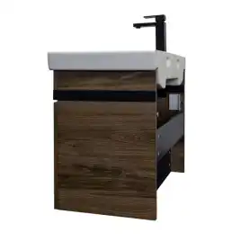 Тумба с умывальником Comforty Соло 70 Дуб темно-коричневый, 00-00010978