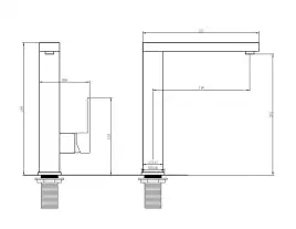 Смеситель для кухни Abber Daheim AF8214W поворотный излив, Белый