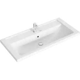 Тумба с раковиной подвесная Aqwella Urban 100 см, URB0110DD, цвет Дуб Давос