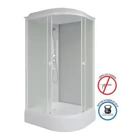 Душевая кабина Niagara Promo 100х80х215 P100/80/26L/MT средний поддон, без гидромассажа