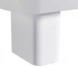 Полупьедестал для раковины Allen Brau Infinity 4.21009.20 белый глянец
