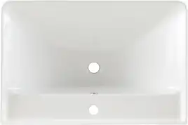 Раковина Aquanet Ирис 70 301804 прямоугольная, Белая глянцевая