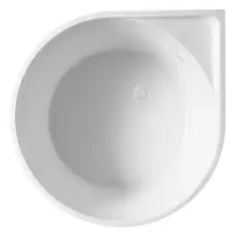 Акриловая ванна Abber 95х95 AB9305, угловая, Белая глянцевая