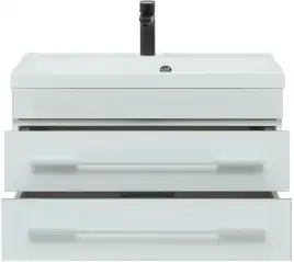 Тумба под раковину Aquanet Верона 75 белый (подвесная 2 ящика) 176669