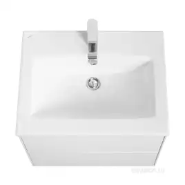 Тумба под раковину Aquaton Сохо 60 1A258001AJ010 подвесная цвет, белый глянец