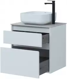 Тумба под раковину Aquanet Nova Lite 60 белый (2 ящика) 242575