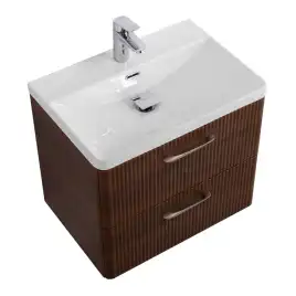 Тумба под раковину BelBagno DUE-800-2C-SO-NOCE-P подвесная Noce