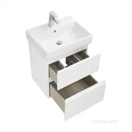 Тумбы под раковину Roca Oleta 50 A857638806 подвесная, цвет, Белый глянец