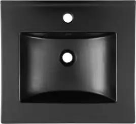 Раковина Aquanet Flat 50 329252 прямоугольная, Черная матовая