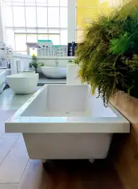 Ванна из литьевого мрамора  Aqua de Marco NESTOR 177х80 Белая 1180WNES