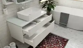 Тумба под раковину Jorno BOSKO 100 Bos.01.100/P/W Белая