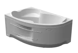 Фронтальная панель Radomir Ирма 149х96 с полотенцедержателем левая