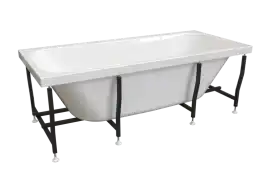 Акриловая ванна Radomir Прованс 170х75 (1-01-0-0-1-193), на каркасе, белая