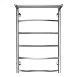 Полотенцесушитель водяной Azario VERONA 50х80 AZ04158P П5 с полкой, нижнее подключение 1/2