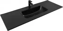 Раковина Aquanet Flat 120 329258 прямоугольная, Черная матовая