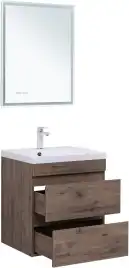 Тумба под раковину Aquanet Нота New 60 дуб веллингтон табак 334191