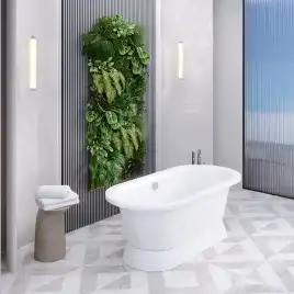 Ванна из литьевого мрамора  Aqua de Marco VALENCIA 170х83 Белая 1175WVAL