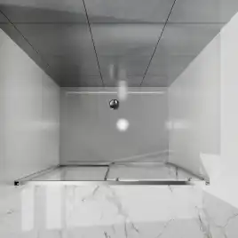 Душевая дверь Azario 100 AZ-Y43-100-MGR-CL, профиль графит матовый, стекло Прозрачное