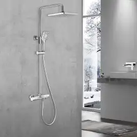 Душевая система  Vincea Next VSFS-1N1TCH VSFS-1N1TCH  с термостатом, хром