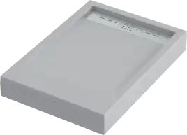 Душевой поддон Good Door Stella 100х70 из искусственного камня, Серый графит ЛП00133