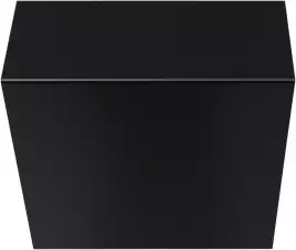 Полка Aquanet Магнум 28x28 черная матовая, квадрат