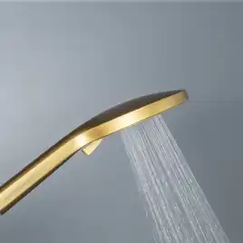 Душевая система AVS Slimmer 811-123-BG, брашированное золото
