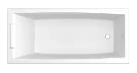 Акриловая ванна Marka One Aelita Slim 165х75 01ае1675слим с тонким бортом, встраиваемая, Белая