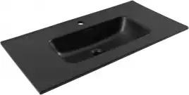 Раковина Aquanet Flat 90 329256 прямоугольная, Черная матовая