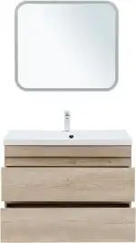 Тумба под раковину Aquanet Нота New 90 дуб светлый 334199