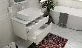 Тумба под раковину Jorno BOSKO 75 Bos.01.75/P/W Белая